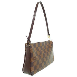 Louis Vuitton Brown Ebene Damier Accessory Pouch Navona